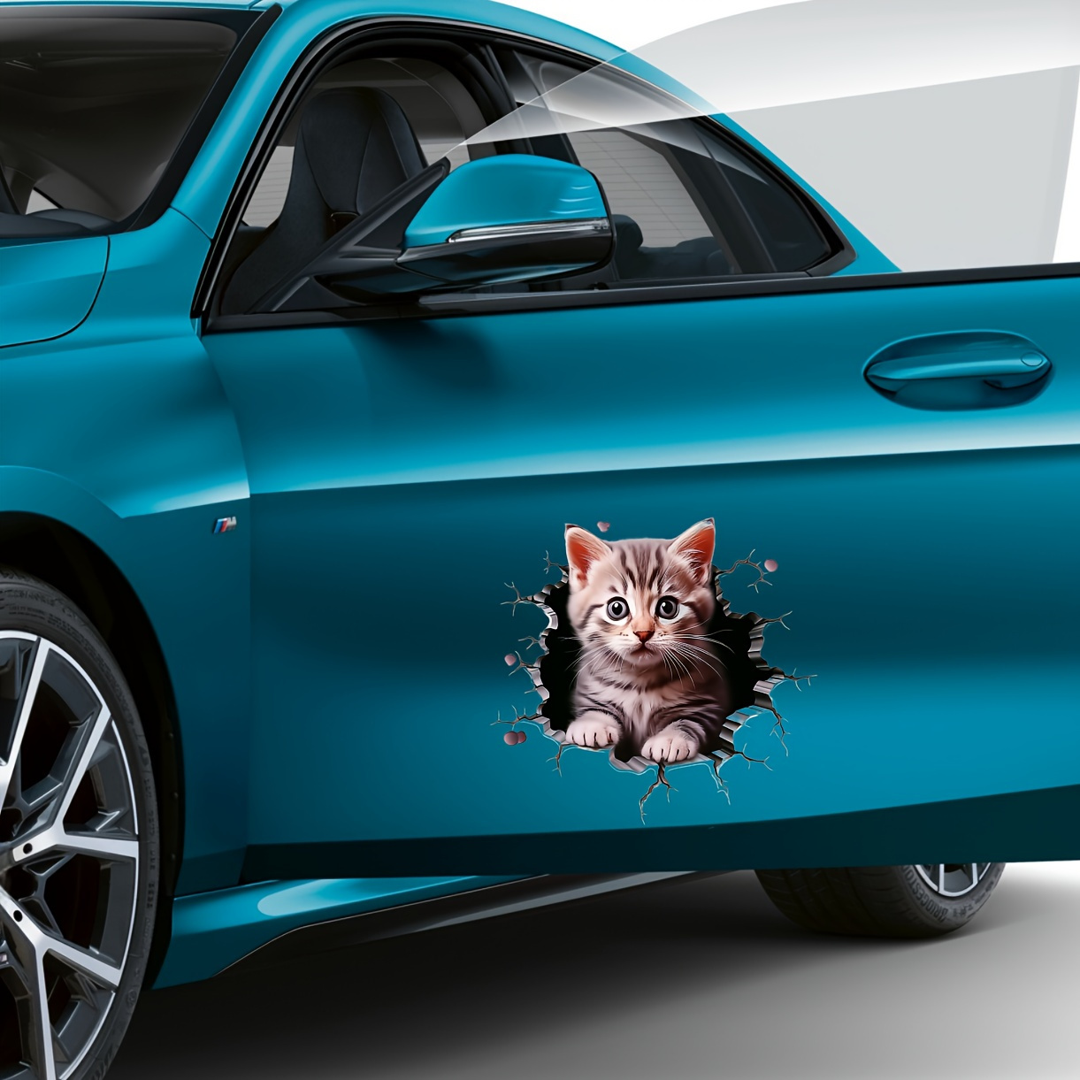 Laptop Accessories Wholesale - Decalcomania per auto con motivo gatto