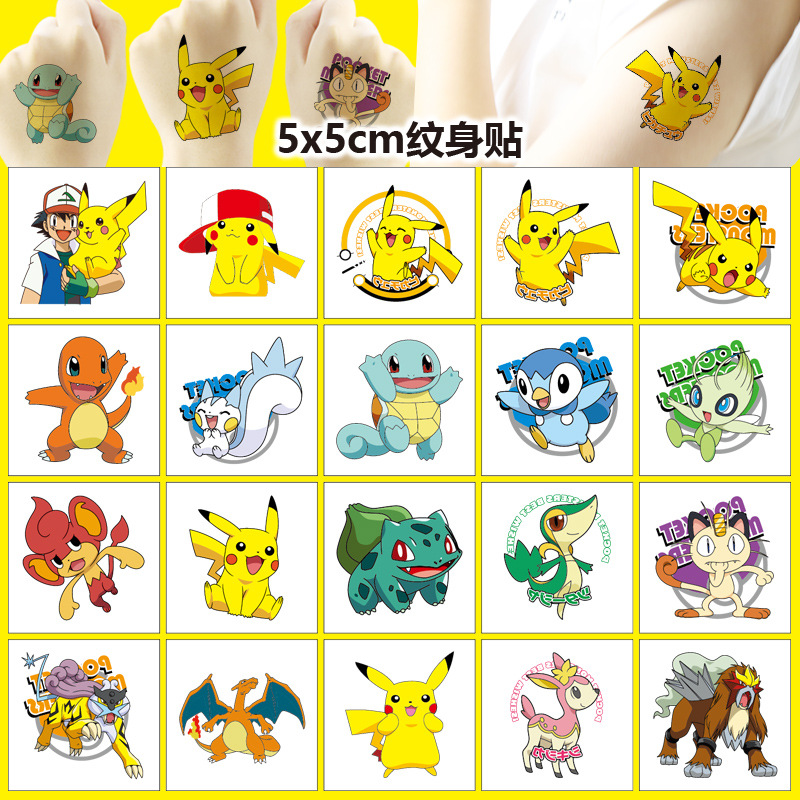 Laptop Accessories Wholesale - 5*5 cm 20 pezzi Pokemon Pikachu