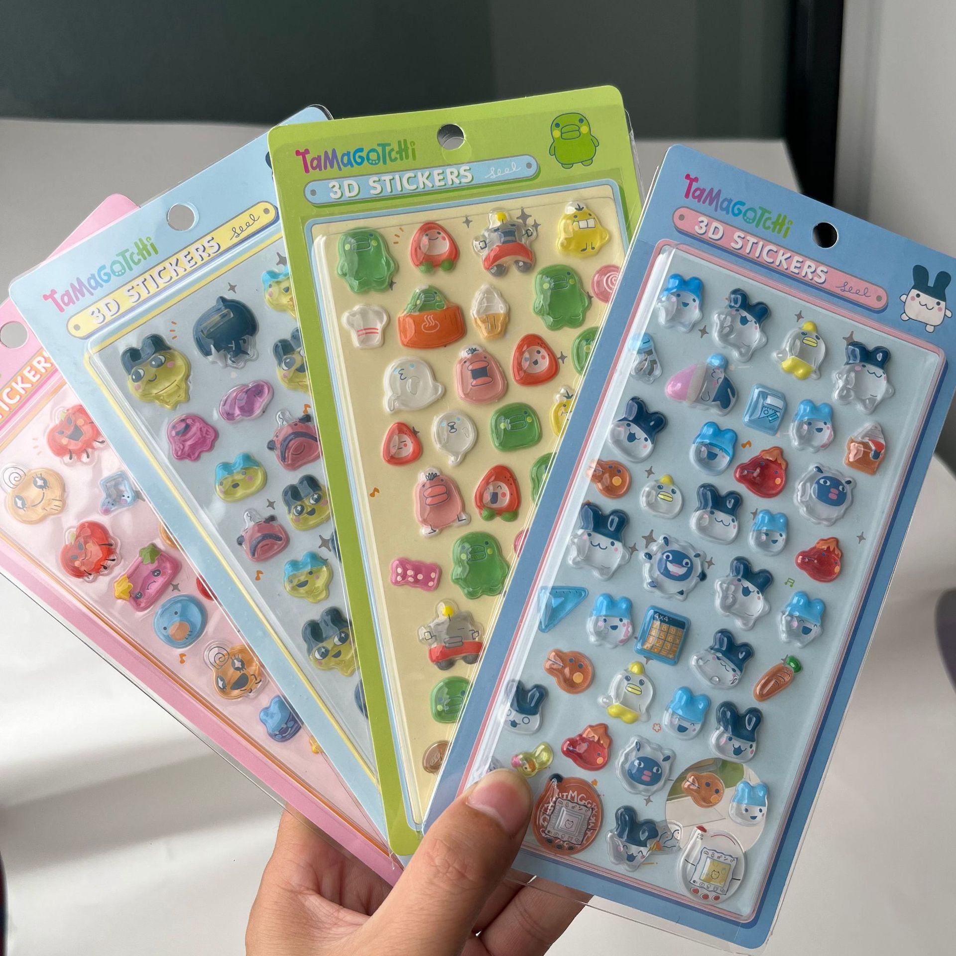 Laptop Accessories Wholesale - Adesivi 3D Puffy Tamagotchi Carini, Decalcomanie