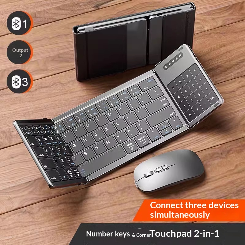 Laptop Accessories Holder - Tastiera Bluetooth wireless Mengzu Tri Fold