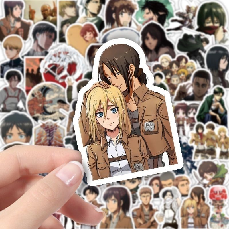 60 Pezzi Adesivi Anime Attack  - Laptop Accessories Wholesale recensione e prezzo