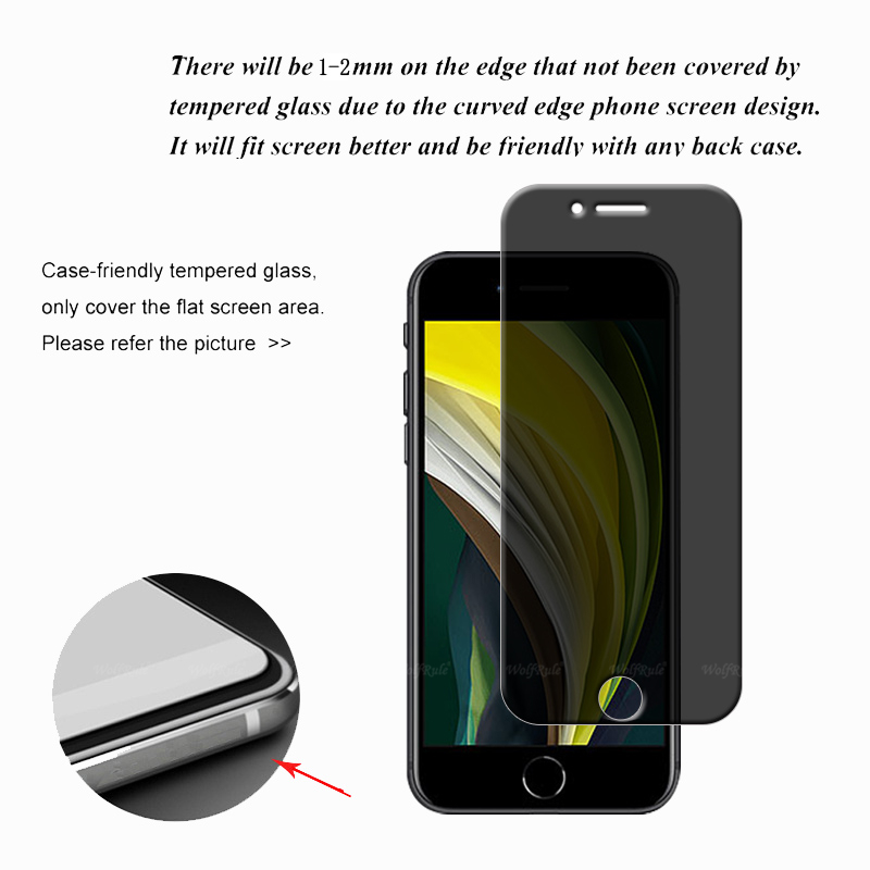1-4 pezzi per iPhone SE 2022 v - Privacy Screen Filter recensione e prezzo