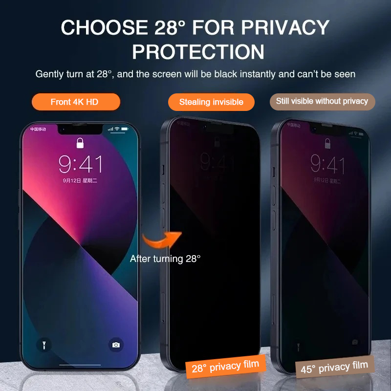 1-5 pezzi anti spia in vetro t - Privacy Screen Filter recensione e prezzo