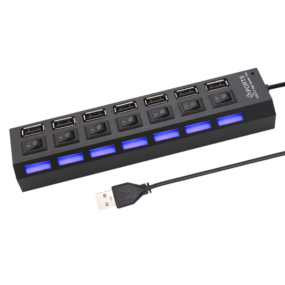 Splitter hub USB 2.0 a 7 porte - Laptop Accessories Wholesale recensione e prezzo