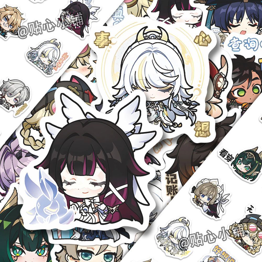 64 Pezzi Adesivi Anime Genshin - Laptop Accessories Wholesale recensione e prezzo